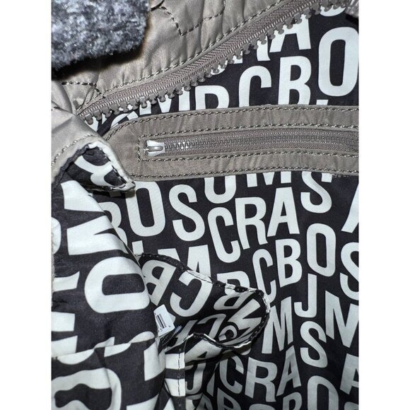 MARC BY MARC JACOBS Workwear Tote Quilted Gray Nylon Pretty Eliza Diaper Bag - Picture 9 of 16